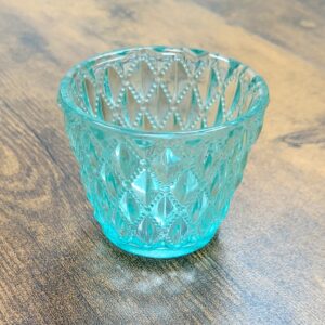 CANDELABRO VERDE VIDRIO