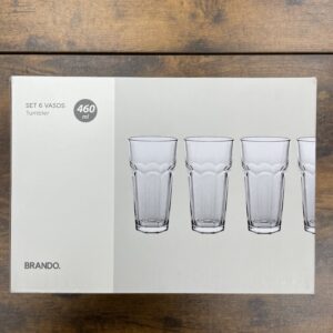 SET 6 VASOS TUMBLER