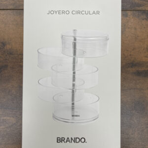 JOYERO CIRCULAR ACRÍLICO