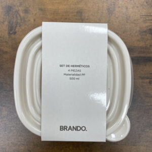 SET 4 HERMETICOS SAND