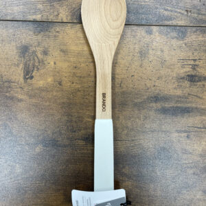 CUCHARA MADERA MANGO SILICONA