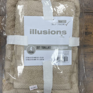 SET DE TOALLAS BEIGE