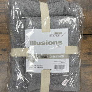 SET DE TOALLAS GRIS