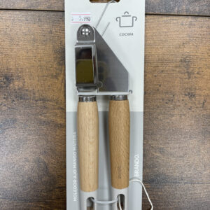 MOLEDOR DE AJO MANGO MADERA