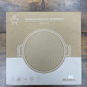 PLANCHA REDONDA HIERRO REVERSIBLE